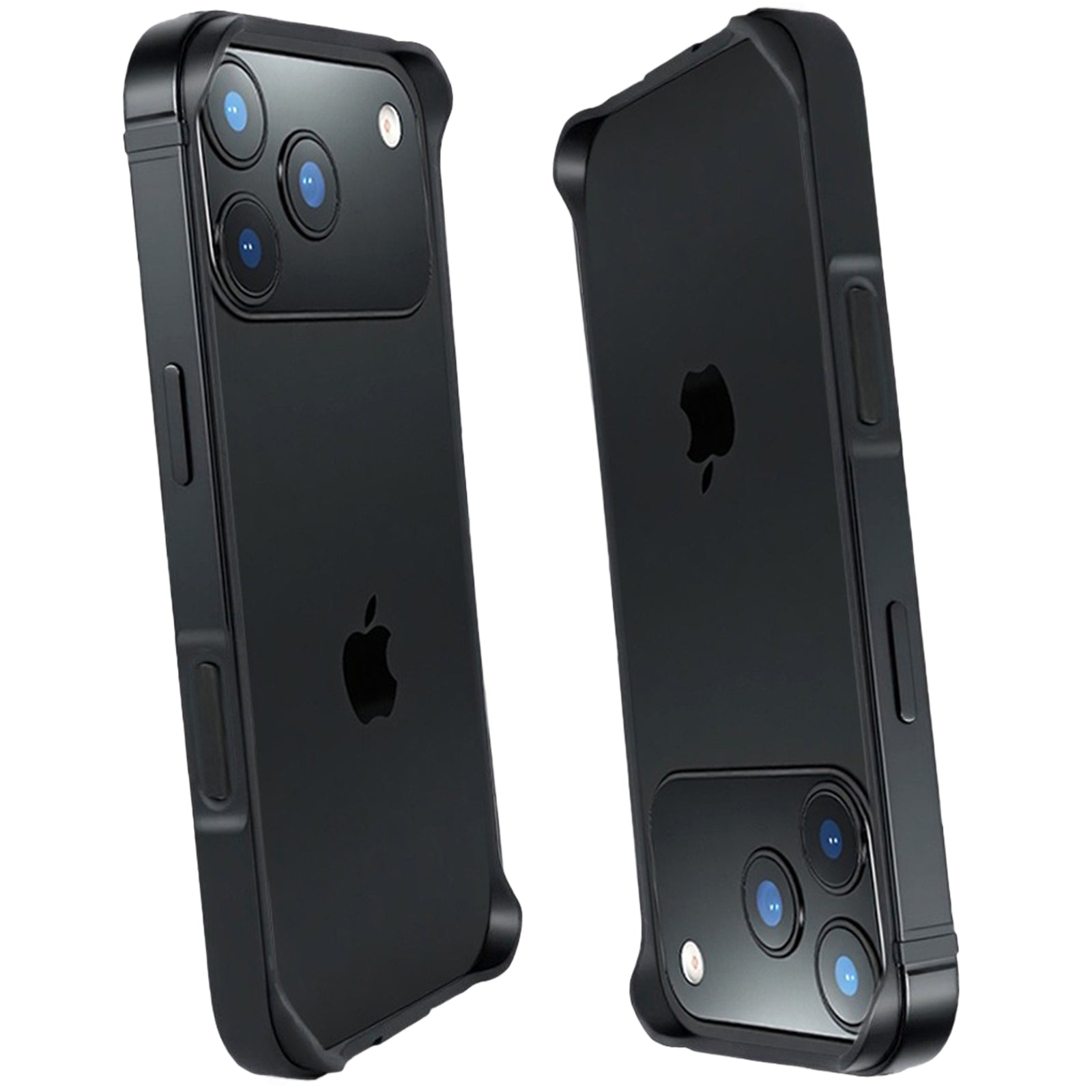 Case for iPhone 17 Pro Max, Aluminum Frame Slim Shockproof Design with Raised Corners Signal Friendly Structure Heat Dissipation Lightweight Protective Cover