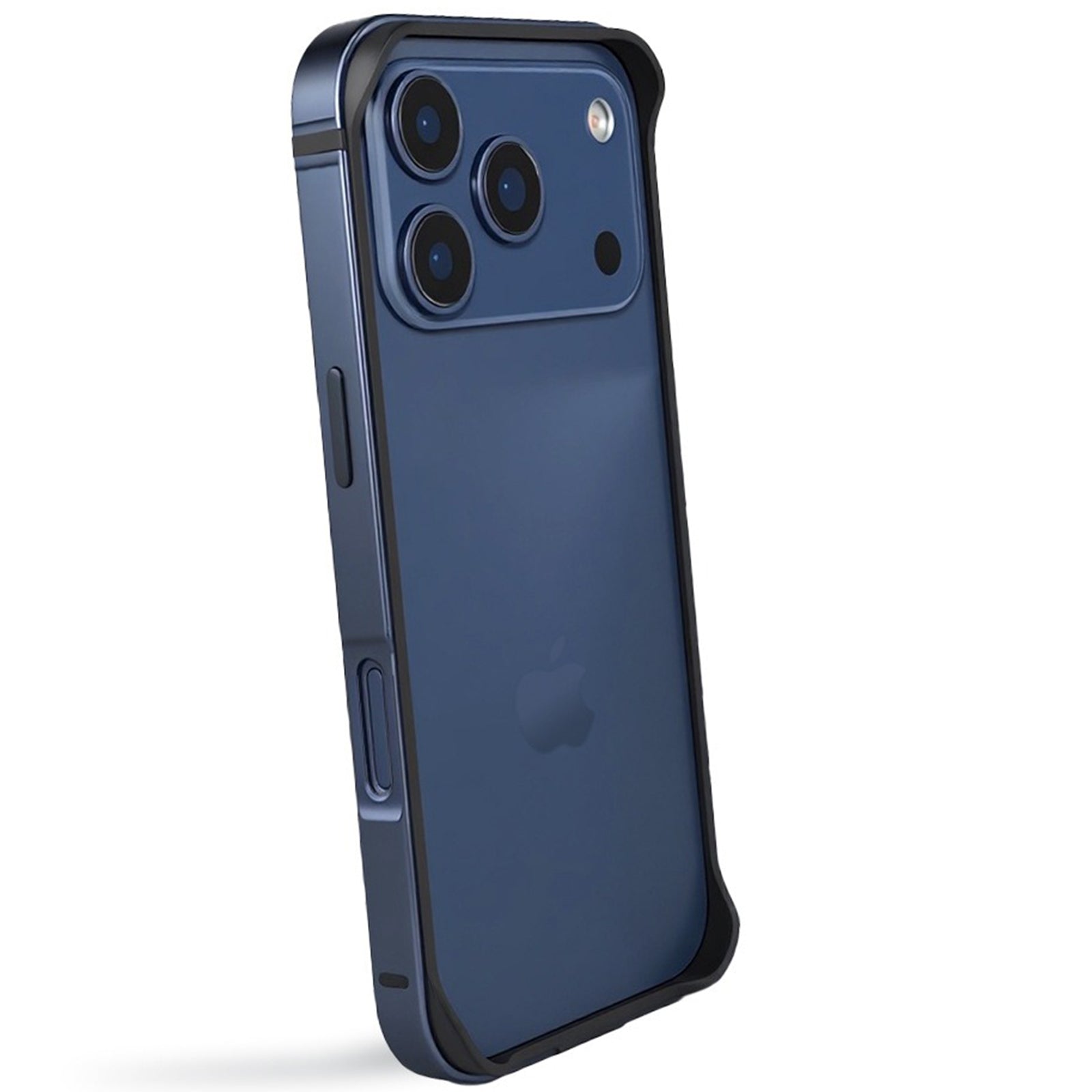 Case for iPhone 17 Pro Max, Aluminum Frame Slim Shockproof Design with Raised Corners Signal Friendly Structure Heat Dissipation Lightweight Protective Cover