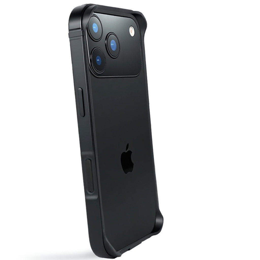 Case for iPhone 17 Pro Max, Aluminum Frame Slim Shockproof Design with Raised Corners Signal Friendly Structure Heat Dissipation Lightweight Protective Cover