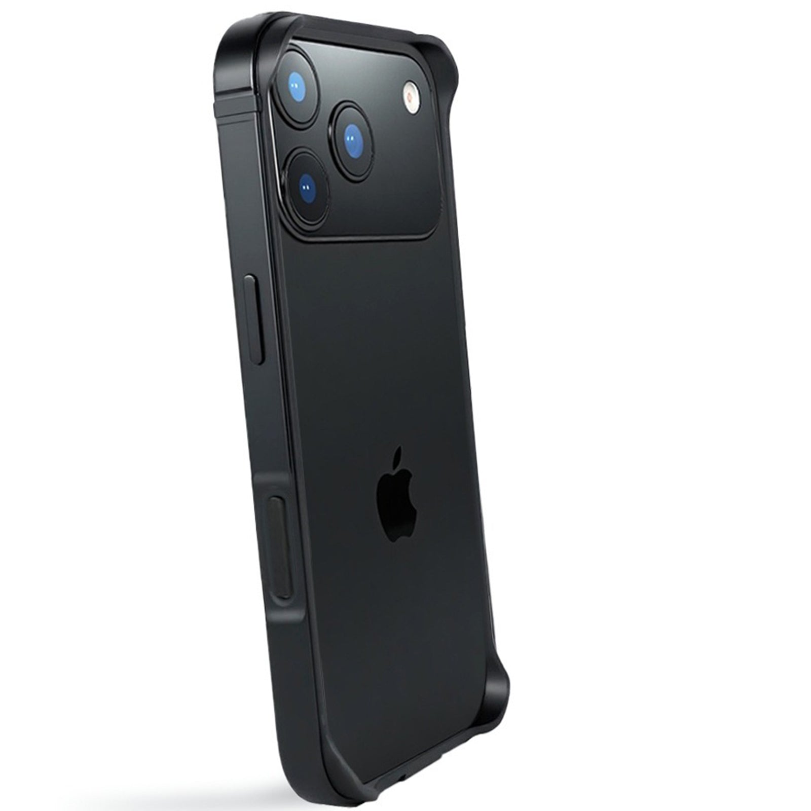 Case for iPhone 17 Pro Max, Aluminum Frame Slim Shockproof Design with Raised Corners Signal Friendly Structure Heat Dissipation Lightweight Protective Cover