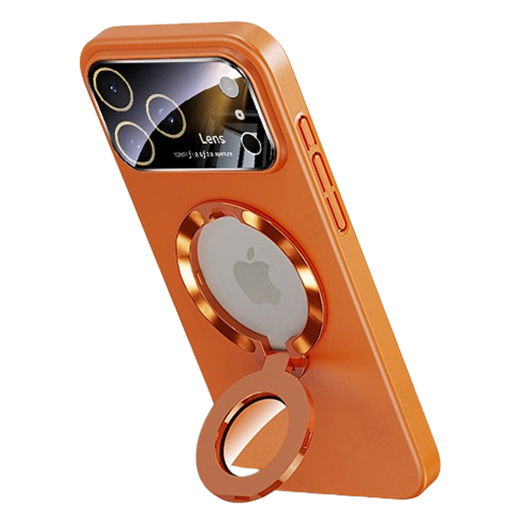 QANXGOG Case for iPhone 17 Pro Max, Slim Shockproof Magnetic Case with Lens Protector & Kickstand, Anti-Fingerprint, Drop-Proof